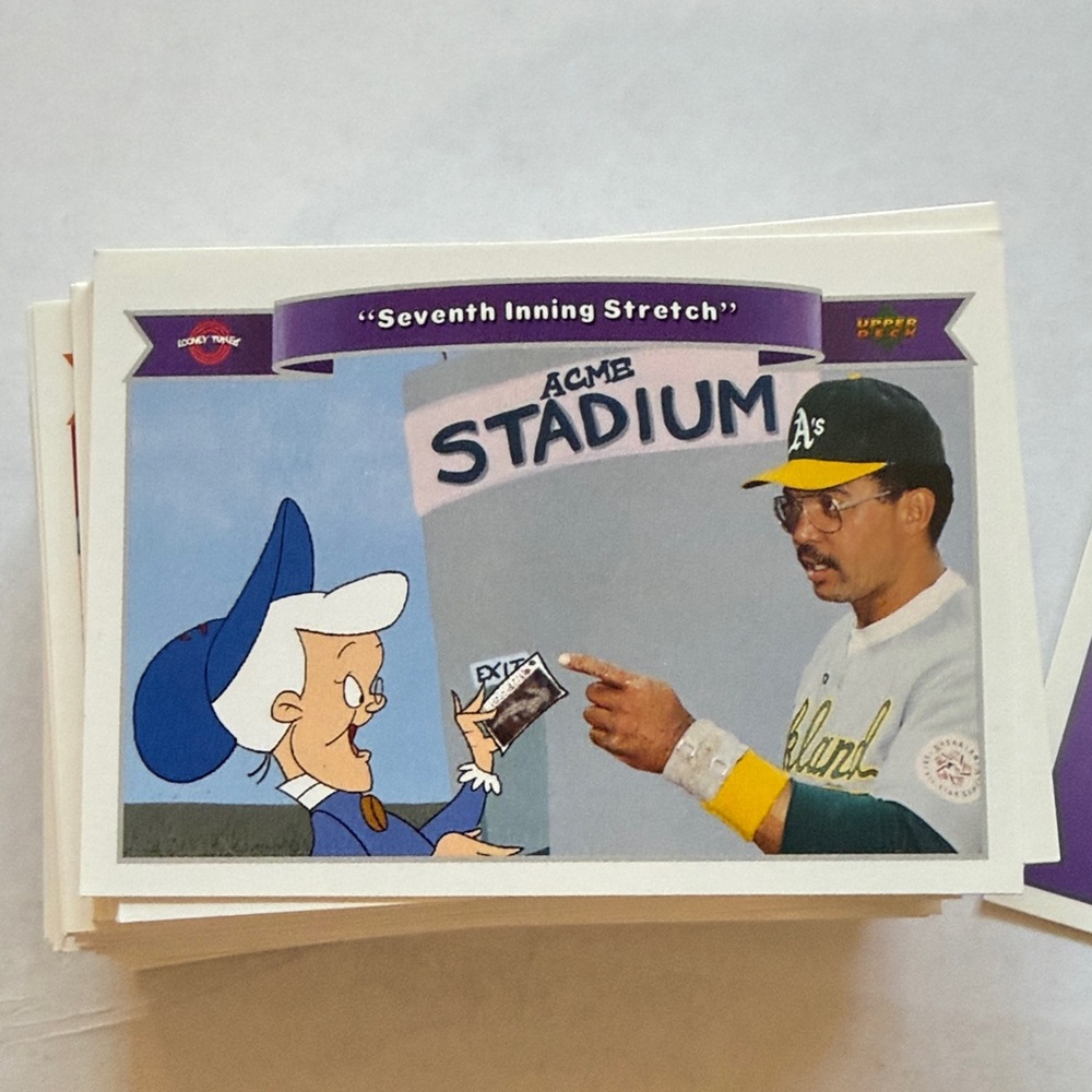 1991 Upper Deck Comic Ball Cards - Baseball Looney Tunes- 90 cards total
